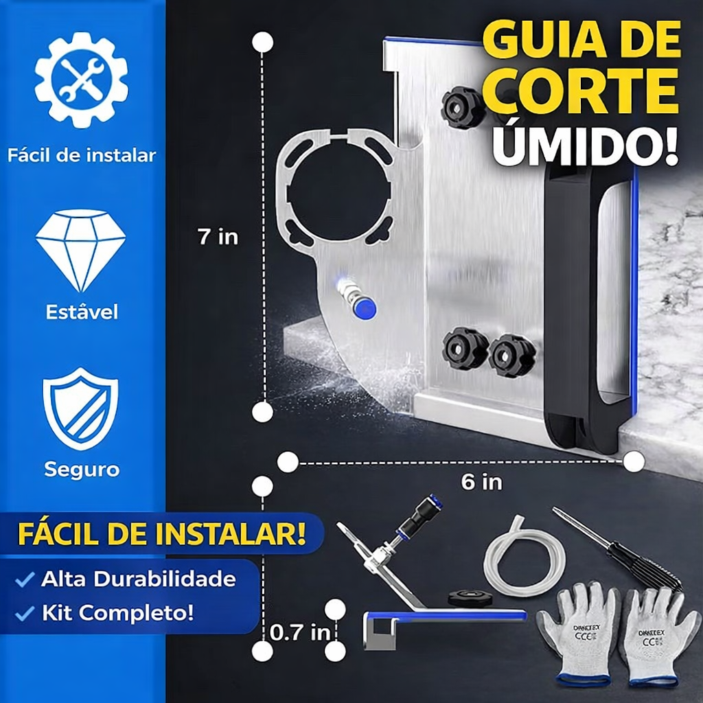 Suporte para rebarbadora angular