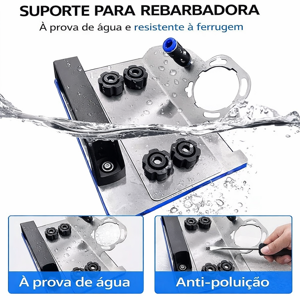 Suporte para rebarbadora angular