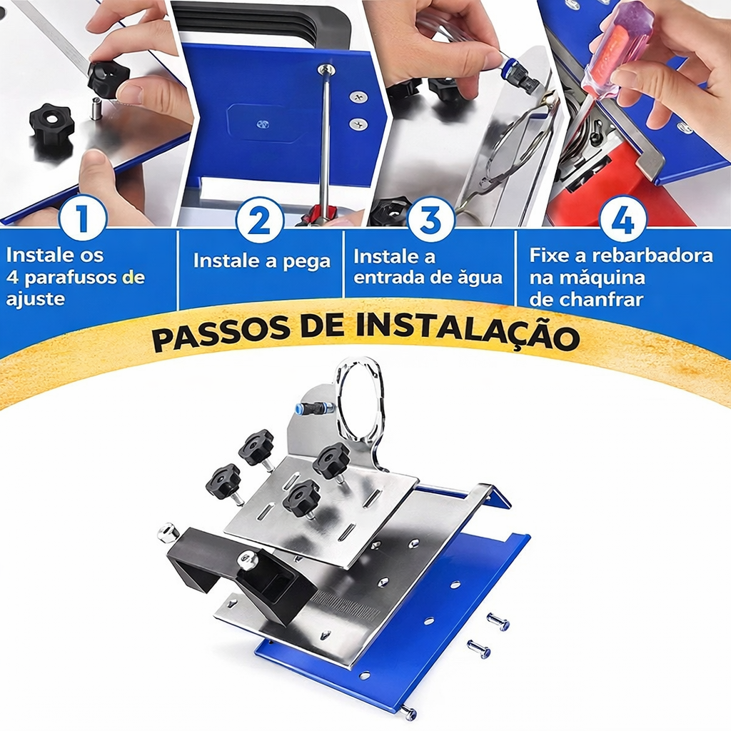 Suporte para rebarbadora angular