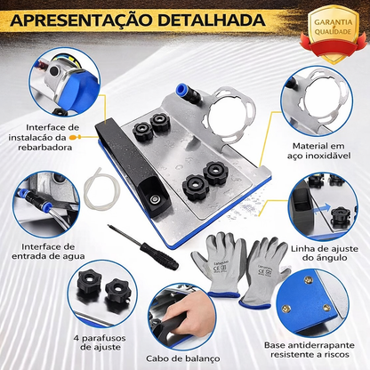 Suporte para rebarbadora angular