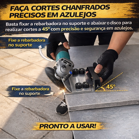 Suporte para rebarbadora angular